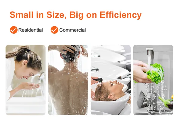 Pequeño en tamaño, grande en eficiencia; Calentador de agua eléctrico sin tanque VEVOR para uso residencial y comercial.