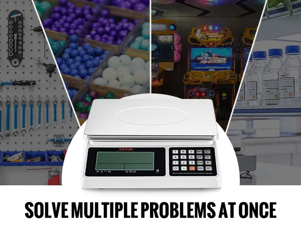 Báscula contadora industrial VEVOR para ferreterías, instituciones financieras, joyerías y otros.