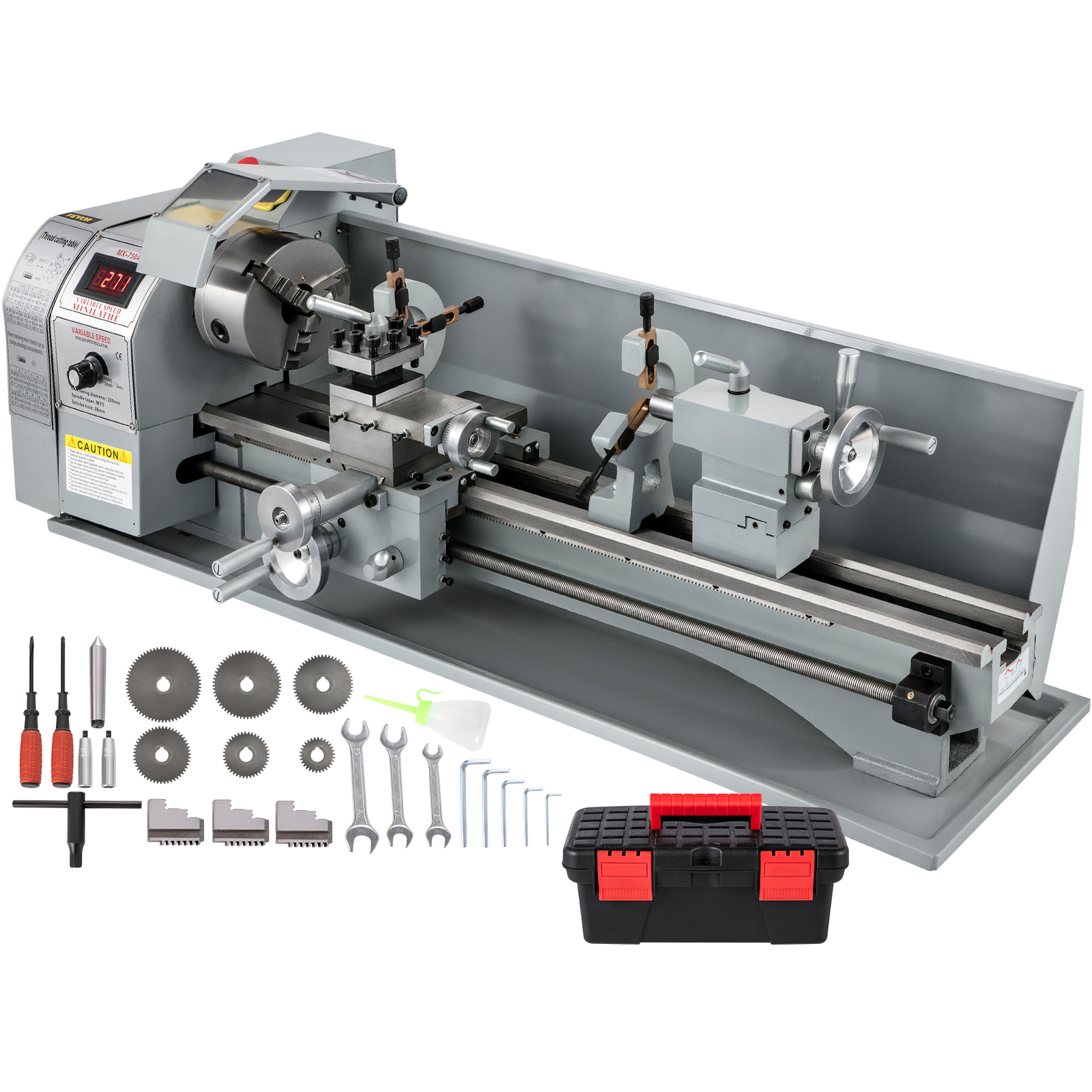 VEVOR Metal Lathe 8.7 x 29.5 Inch/220 x 750MM Mini Metal