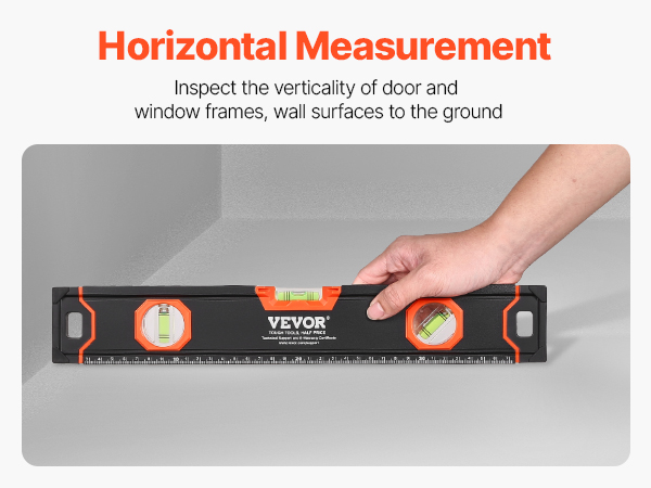 VEVOR Magnetic Torpedo Level - 4-Piece, 48/24/16/10 Inch Set