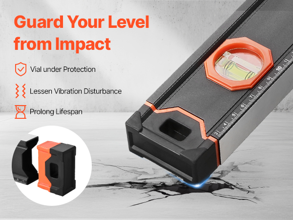 VEVOR 6-Piece Torpedo Level, 78/48/32/24/16/10 Inch All Magnetic