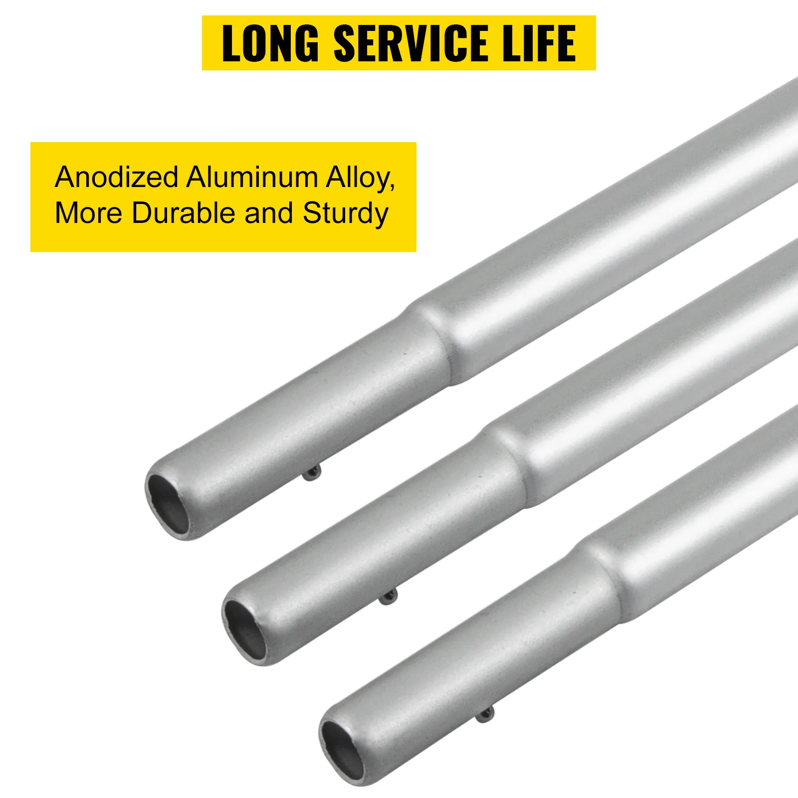 VEVOR advertising flag pole anodized aluminum alloy, durable and sturdy, long service life.