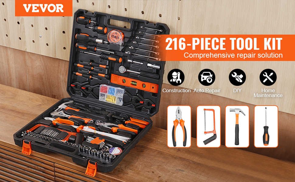 専用‼️ 取り付け工具 Amazon.com: XHTT 216 Pieces Mechanic Tool Set,1/4