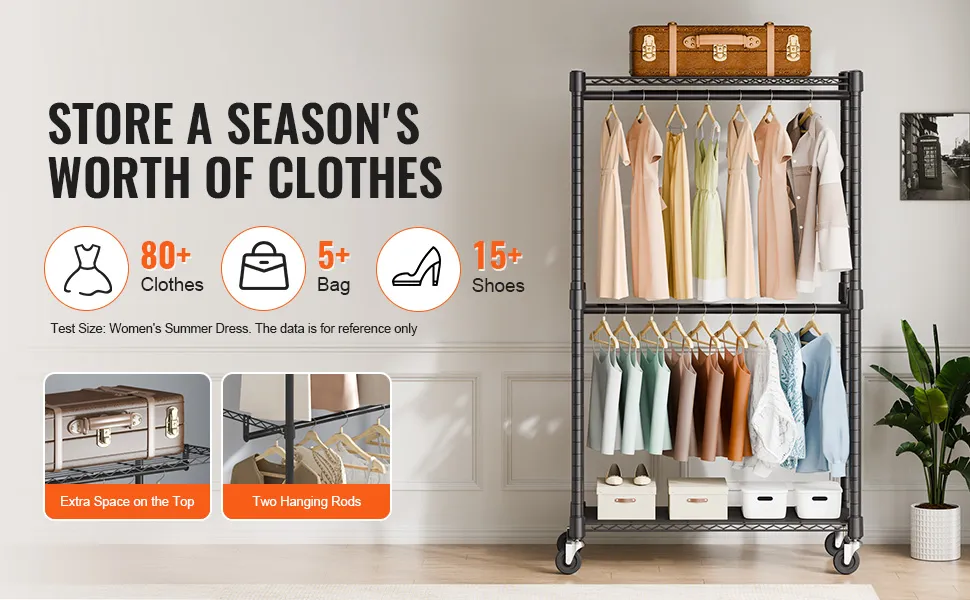 white christmas dresses L-Shaped Clothes Rack, Corner Garment Rack with Storage Shelves