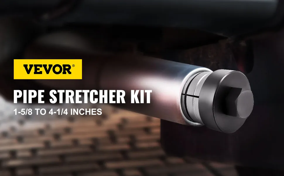 VEVOR pipe stretcher kit, 1-5/8 to 4-1/4 inches.