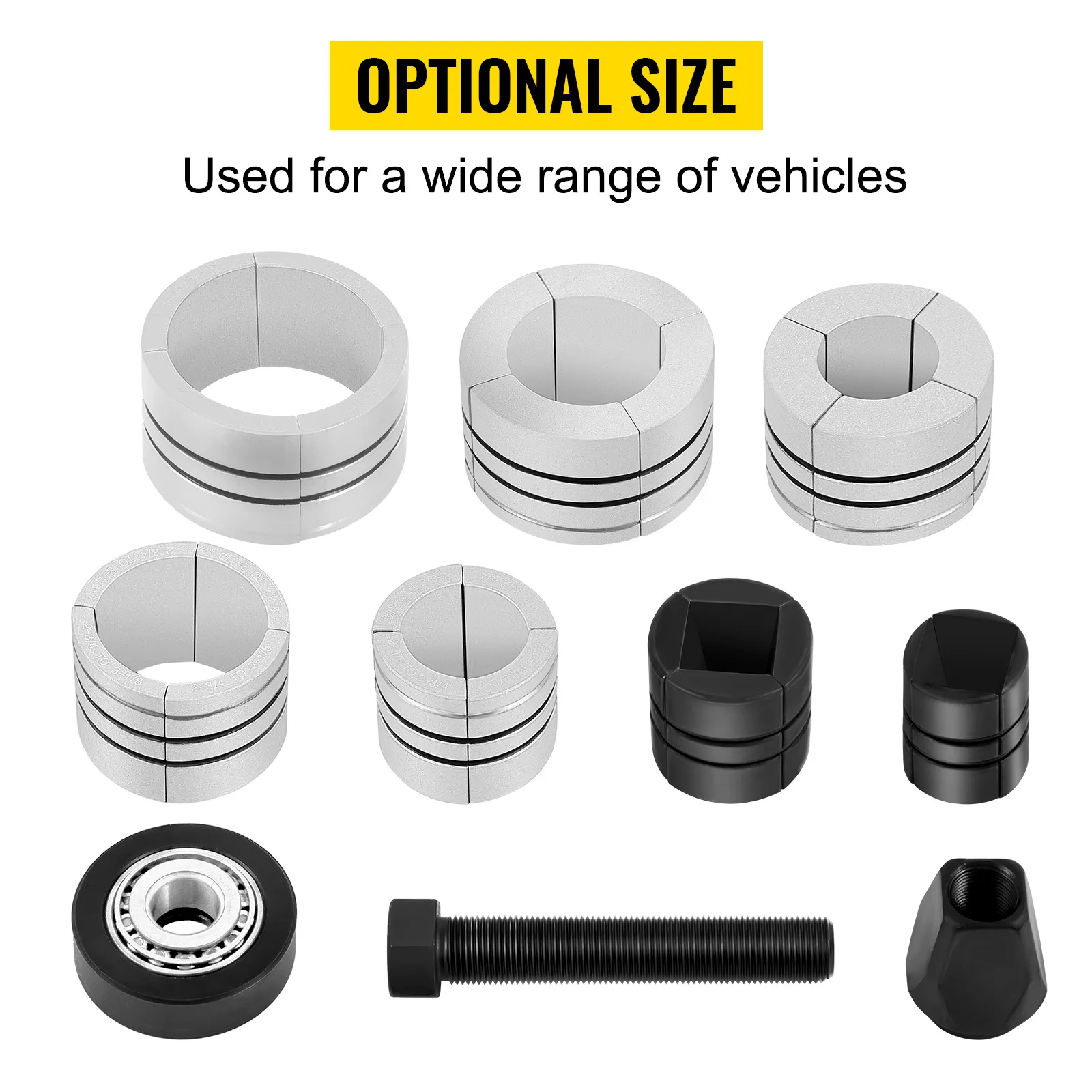 VEVOR pipe stretcher kit with optional sizes for various vehicles.