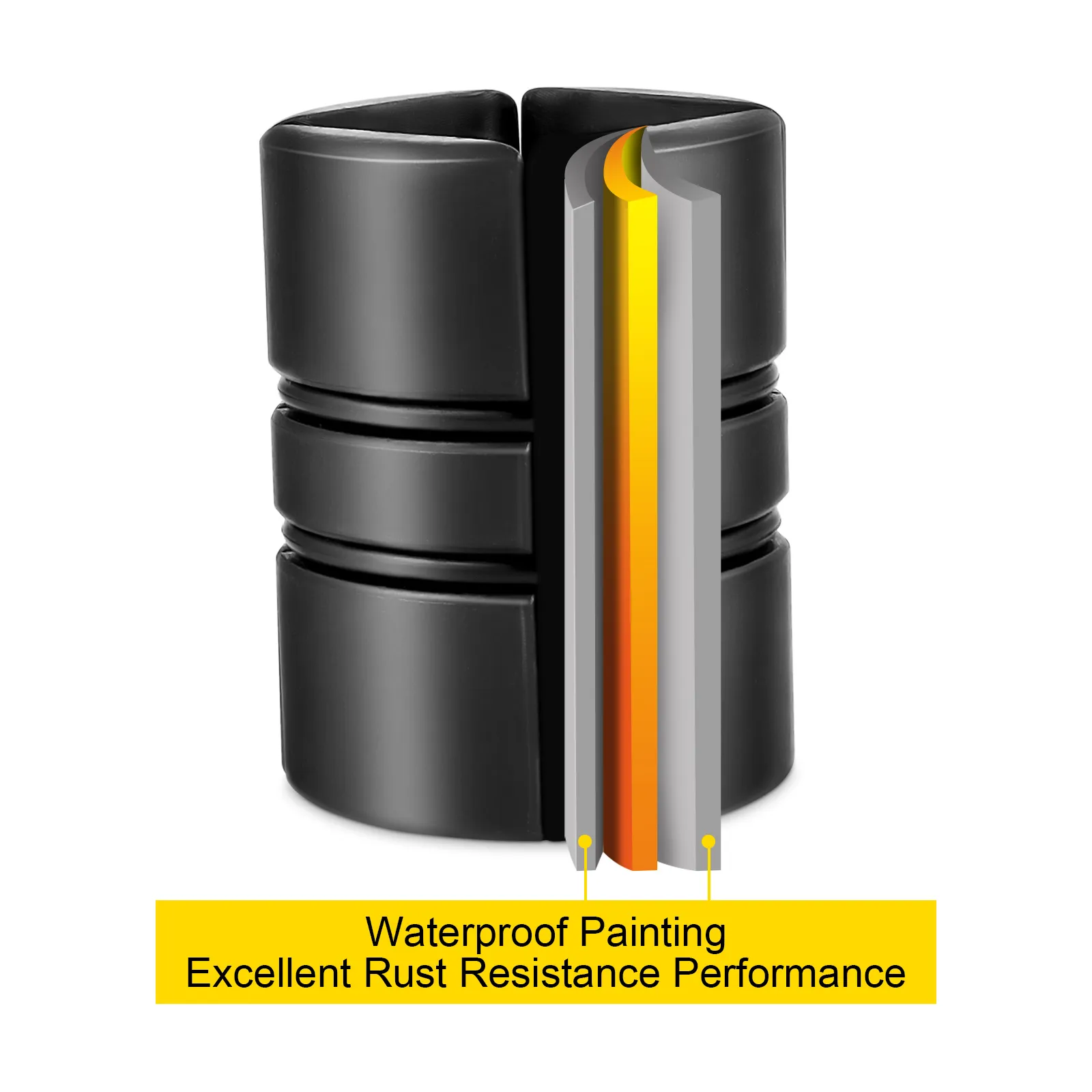 VEVOR pipe stretcher kit with waterproof painting and rust resistance.