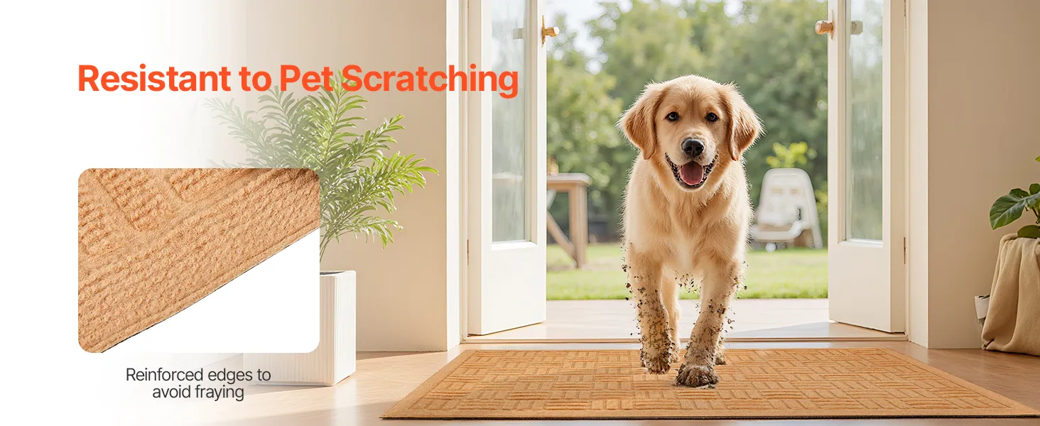 VEVOR Door Mat, 29.53 x 17.72 Inch, Front Door Mat Outside Entrance ...