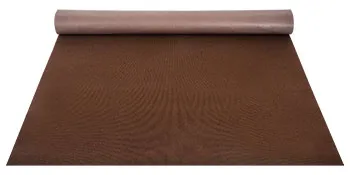 brown roll of VEVOR marine carpet unrolled on a white background.