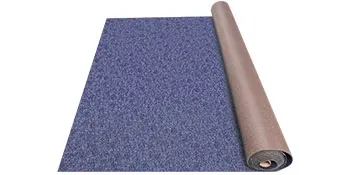 rolled-out grey VEVOR marine carpet with a textured surface.