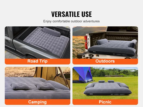 VEVOR-Luftmatratze für die Ladefläche Ihres Trucks für Roadtrips, Camping, Outdoor-Abenteuer und Picknicks.
