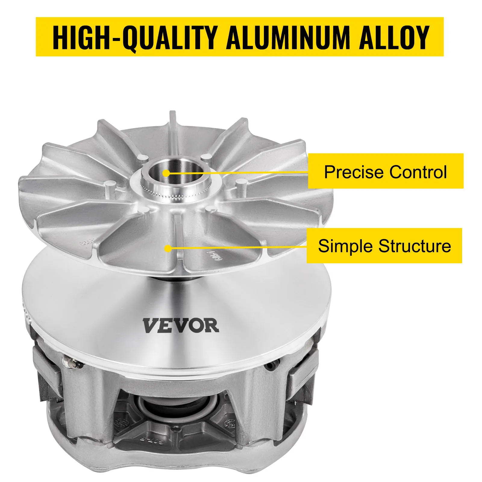 Embrague de accionamiento primario VEVOR fabricado en aleación de aluminio de alta calidad con control preciso y estructura simple.