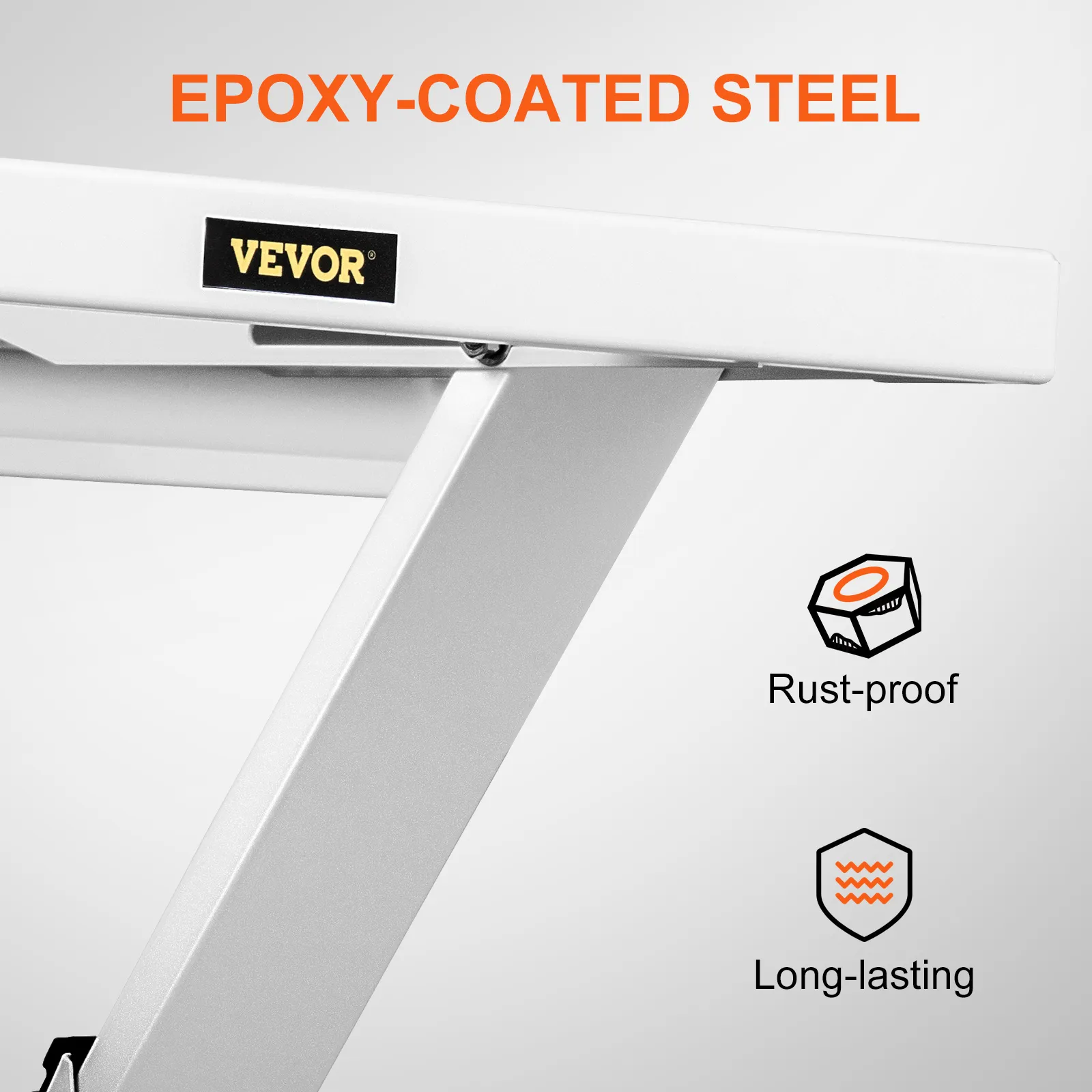 VEVOR air conditioner support bracket made of rust-proof epoxy-coated steel, long-lasting and durable.