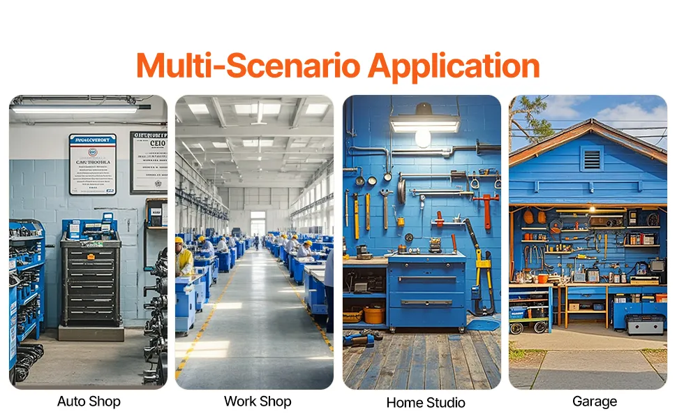 VEVOR Retractable Air Hose Reel 3/8IN x 65FT Hybrid Air Hose with Double Arms