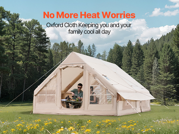 ◆YURT◆ Fog Fig_Ecru [YB242F_EC] inflatable-camping-tent-m100-1
