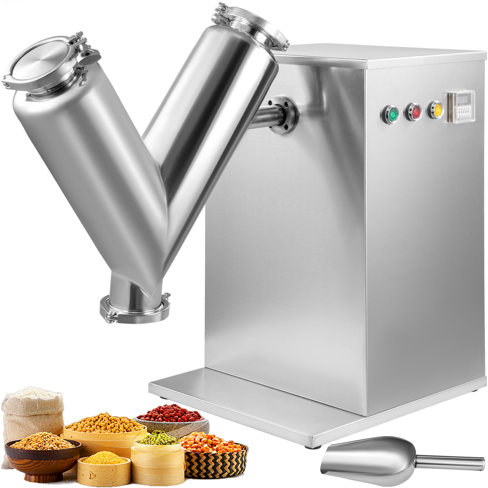 VEVOR VH-8 Powder Mixer Machine, V Type Powder Mixer Max. Work