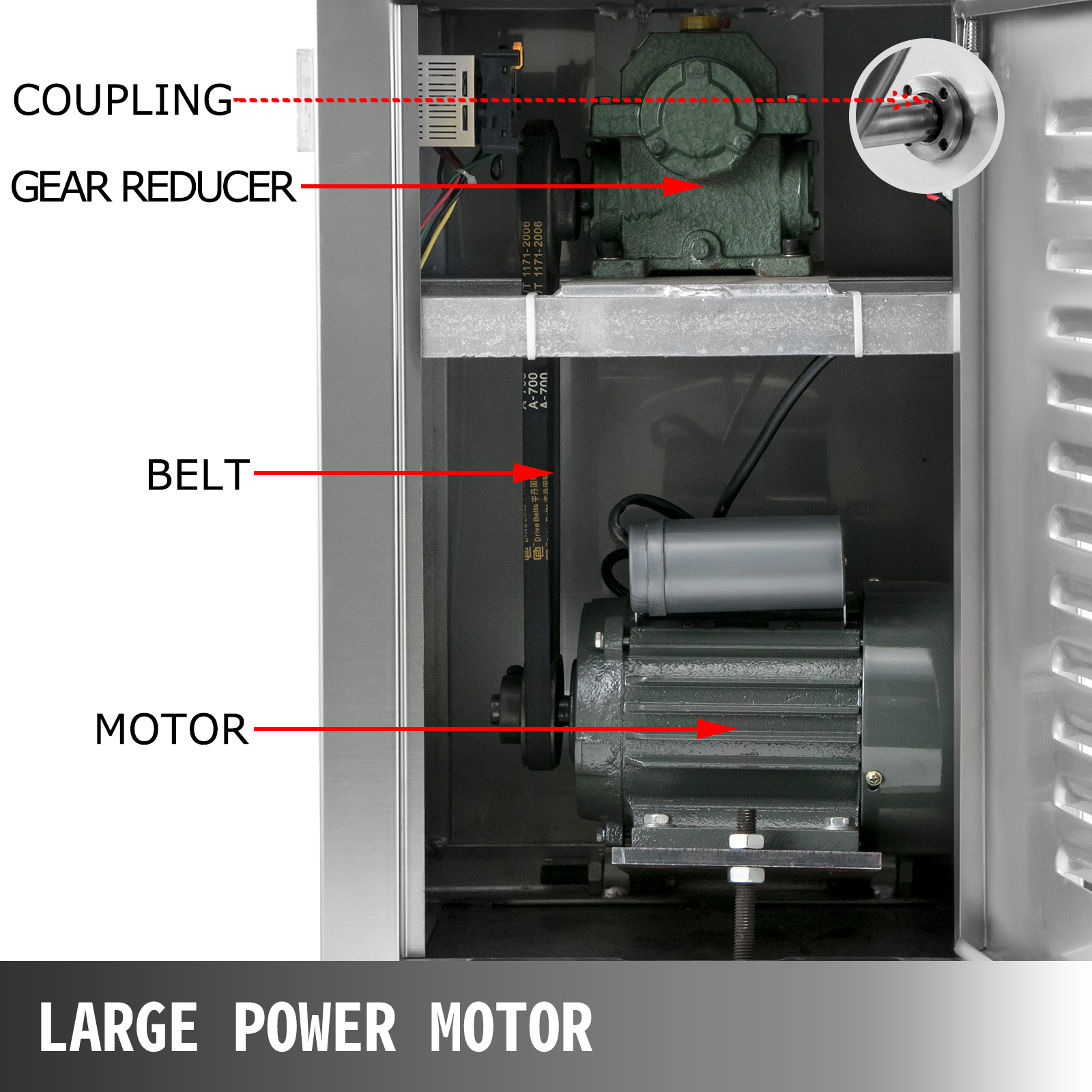 VEVOR VH-8 Powder Mixer Machine, V Type Powder Mixer Max. Work