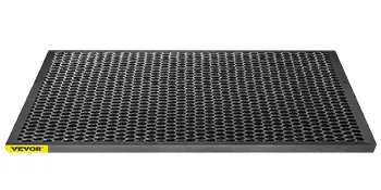 VEVOR hepa filter with black honeycomb grid and yellow branding in the corner.