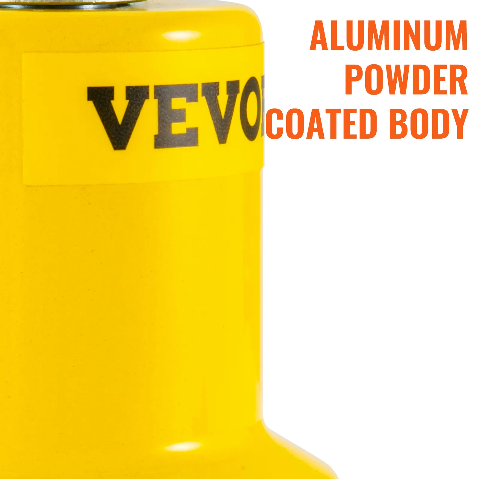 yellow VEVOR tenon cutter with aluminum powder-coated body.