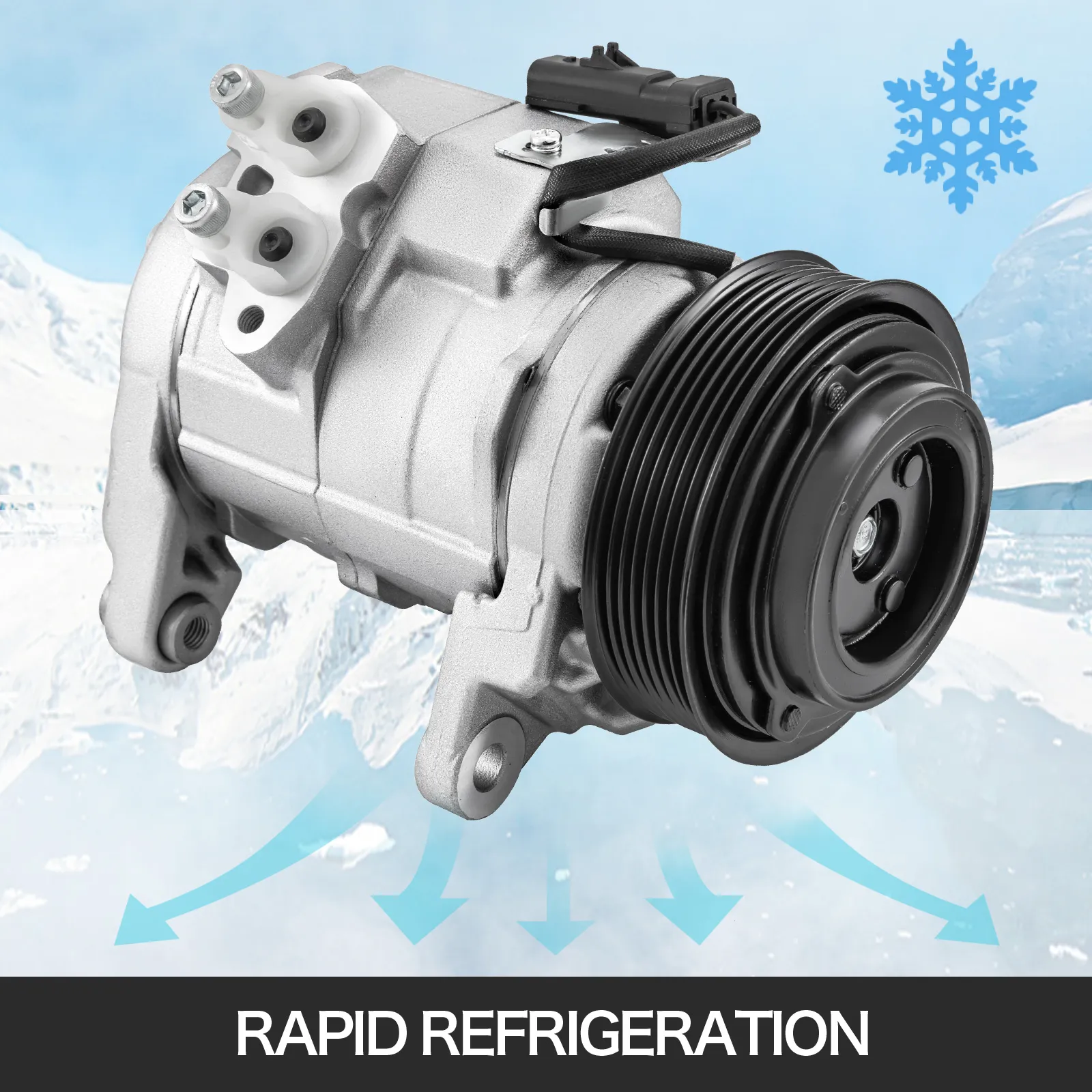 A/C Compressor W/ Clutch For Chrysler Aspen 07, Dodge Durango 04-07, Commander 06-07 – 67357