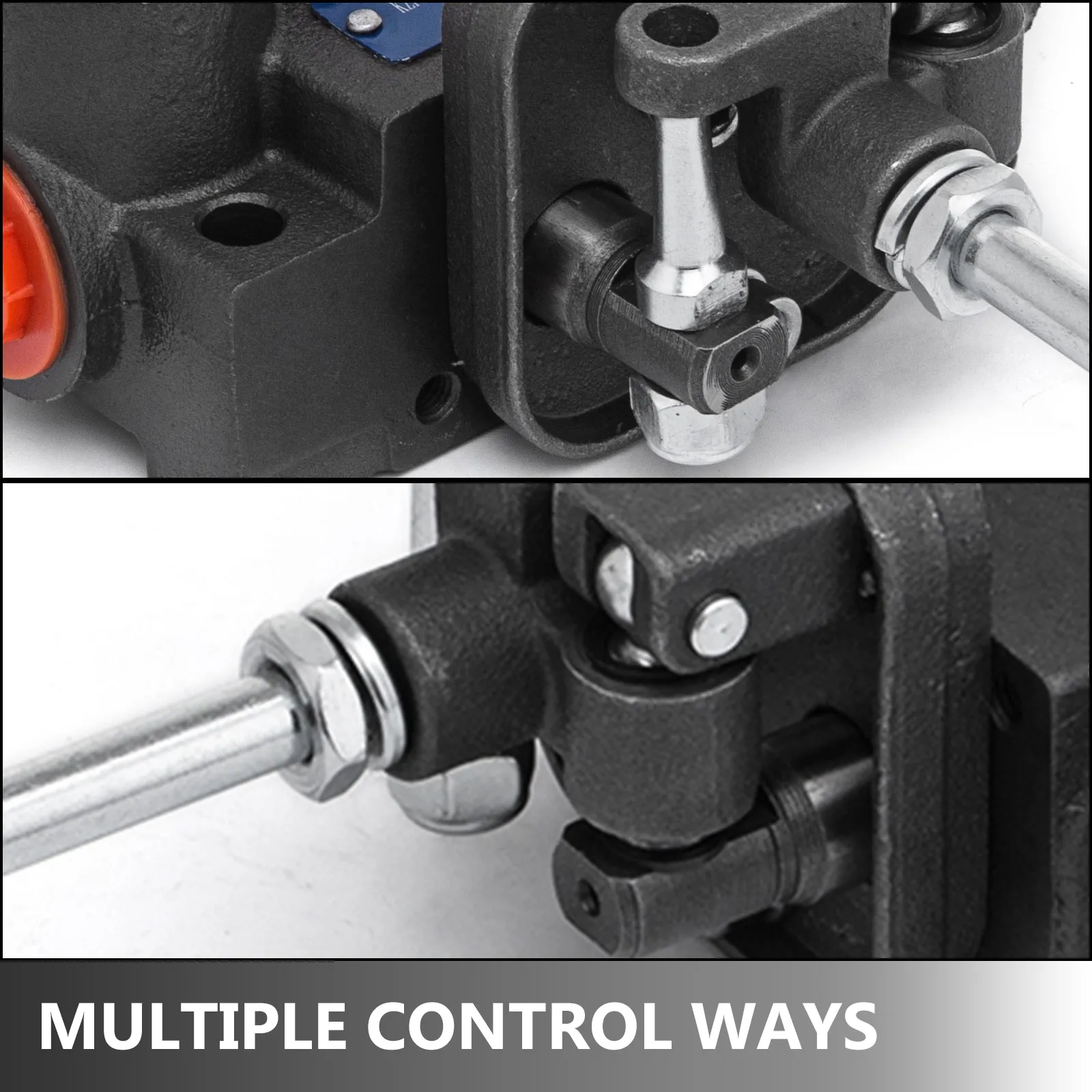 VEVOR hydraulic valve with multiple control ways for versatile industrial applications.