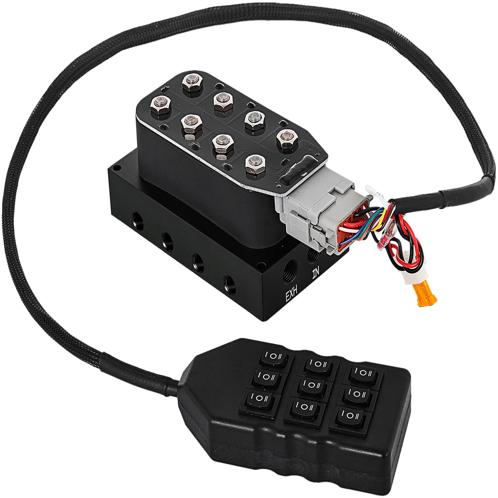 VEVOR accu x4 solenoid valve with control switch and connecting cables.
