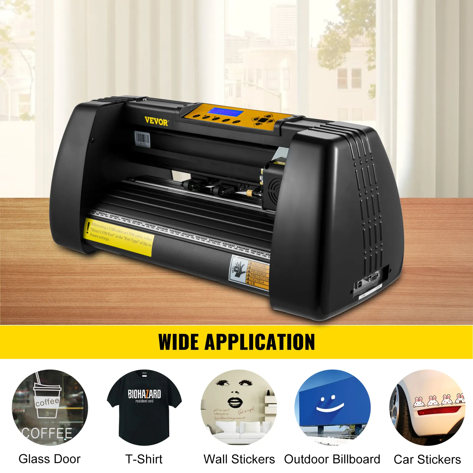 VEVOR Vinyl-Schneideplotter für Glastüren, T-Shirts, Wandaufkleber, Werbetafeln und Autoaufkleber.
