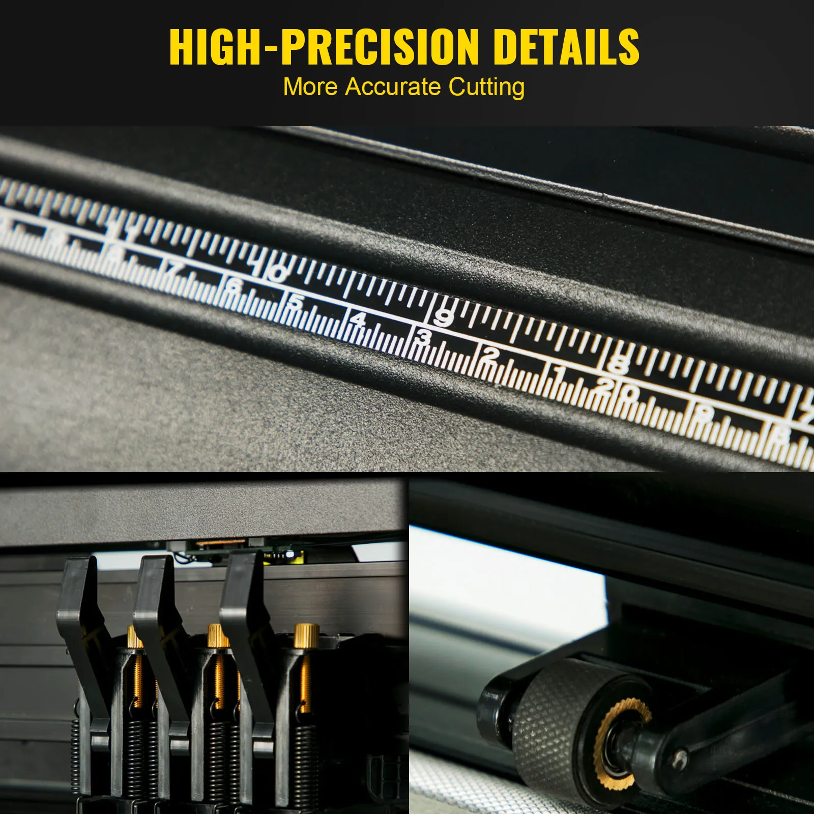 VEVOR vinyl cutter with precise measurement and high-precision cutting components.