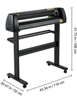 VEVOR Vinyl Cutter Machine, 34 Inch Paper Feed Cutting Plotter