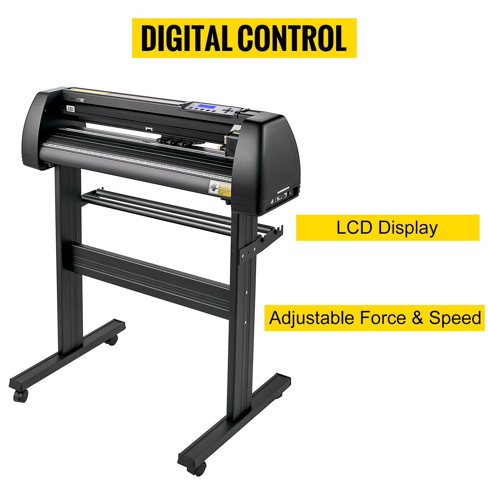 VEVOR Vinyl Cutter Machine, 28inch Vinyl Plotter, LCD Display