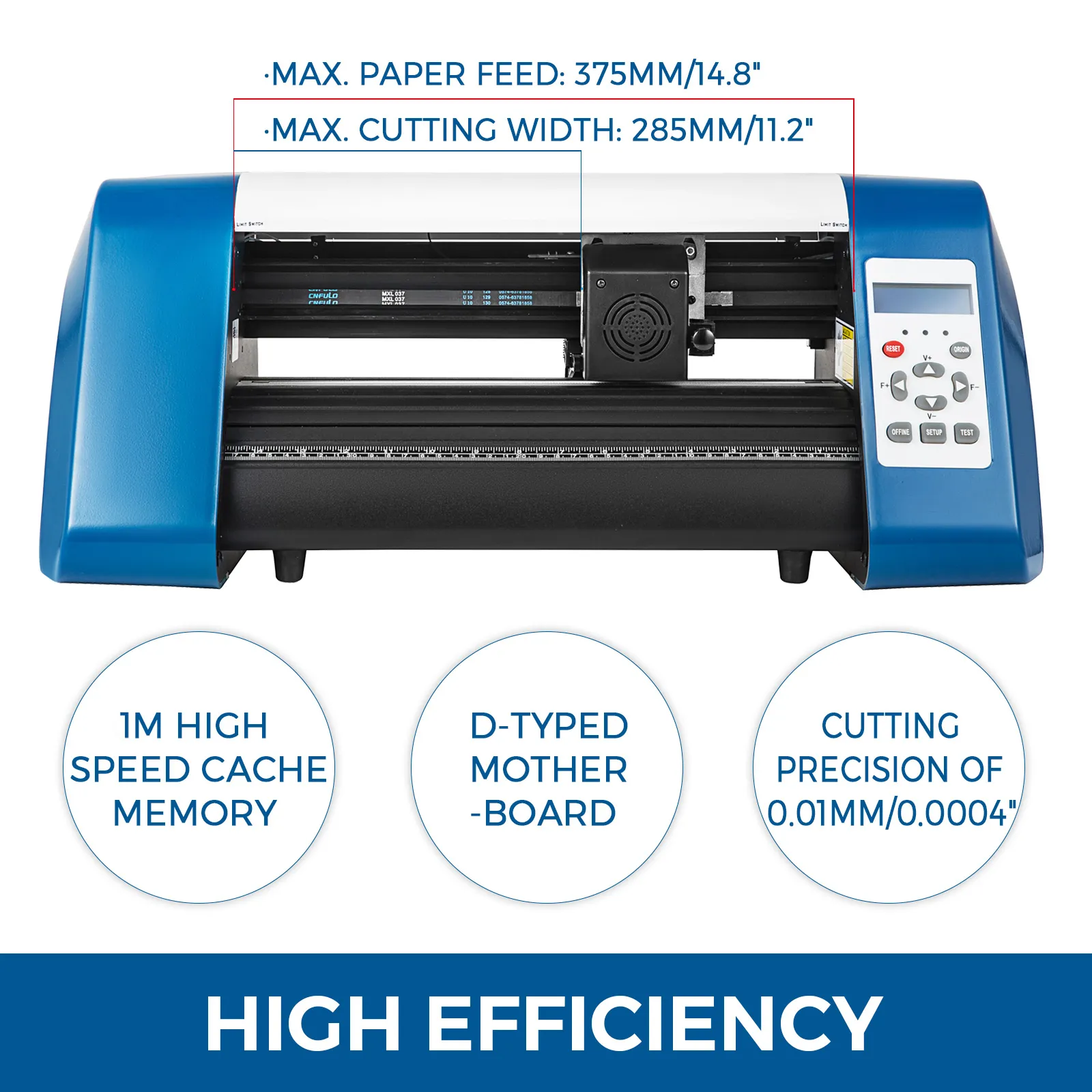 VEVOR vinyl cutter machine with high efficiency and precise cutting technology.