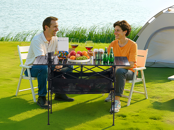 VEVOR Folding Camp Side Table - 47