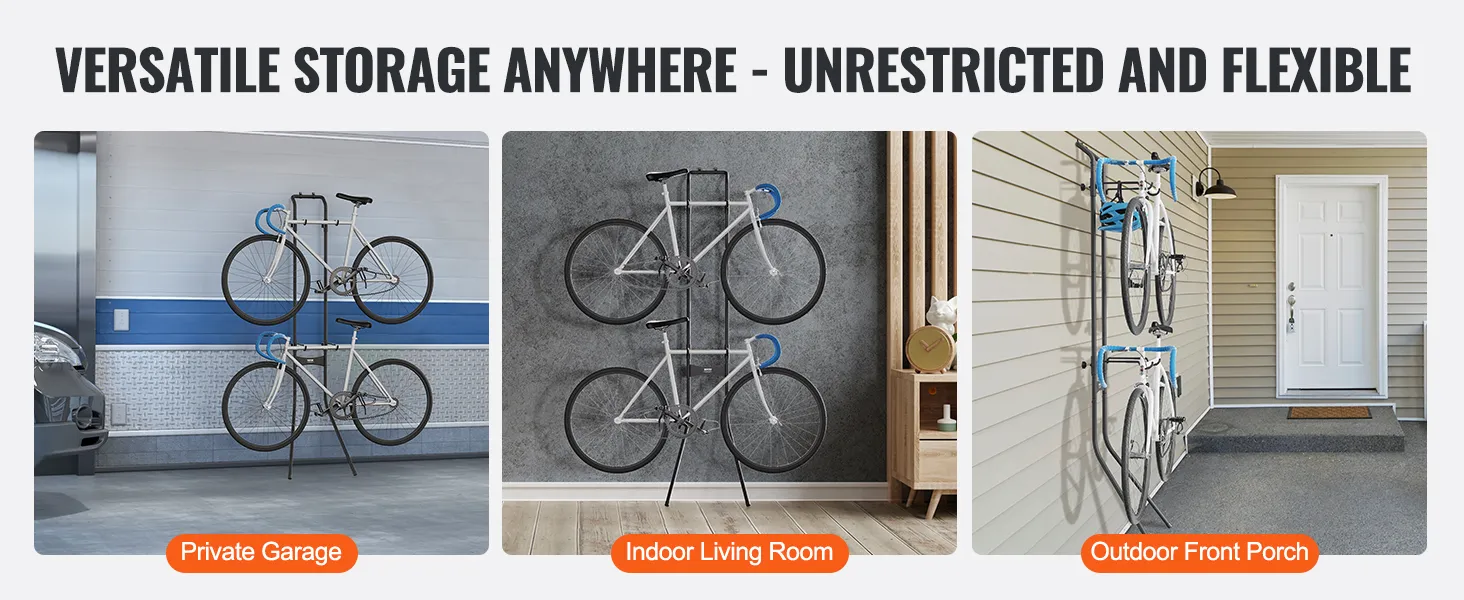 Stojak na rowery VEVOR do prywatnego garażu, salonu i ganku.