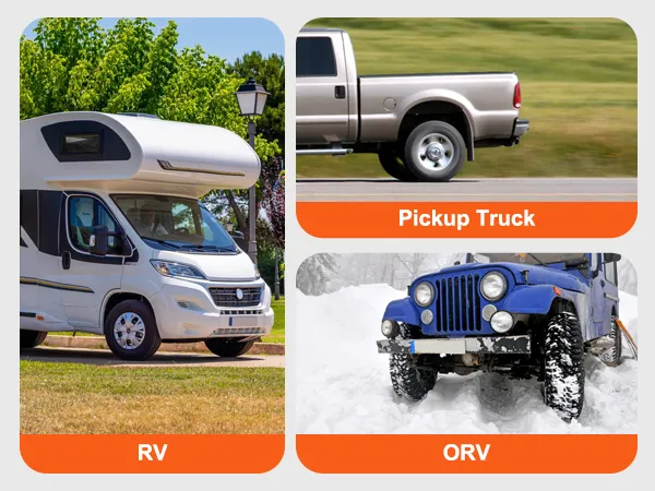 versatile VEVOR tow bar for rv, pickup truck, and orv towing needs.