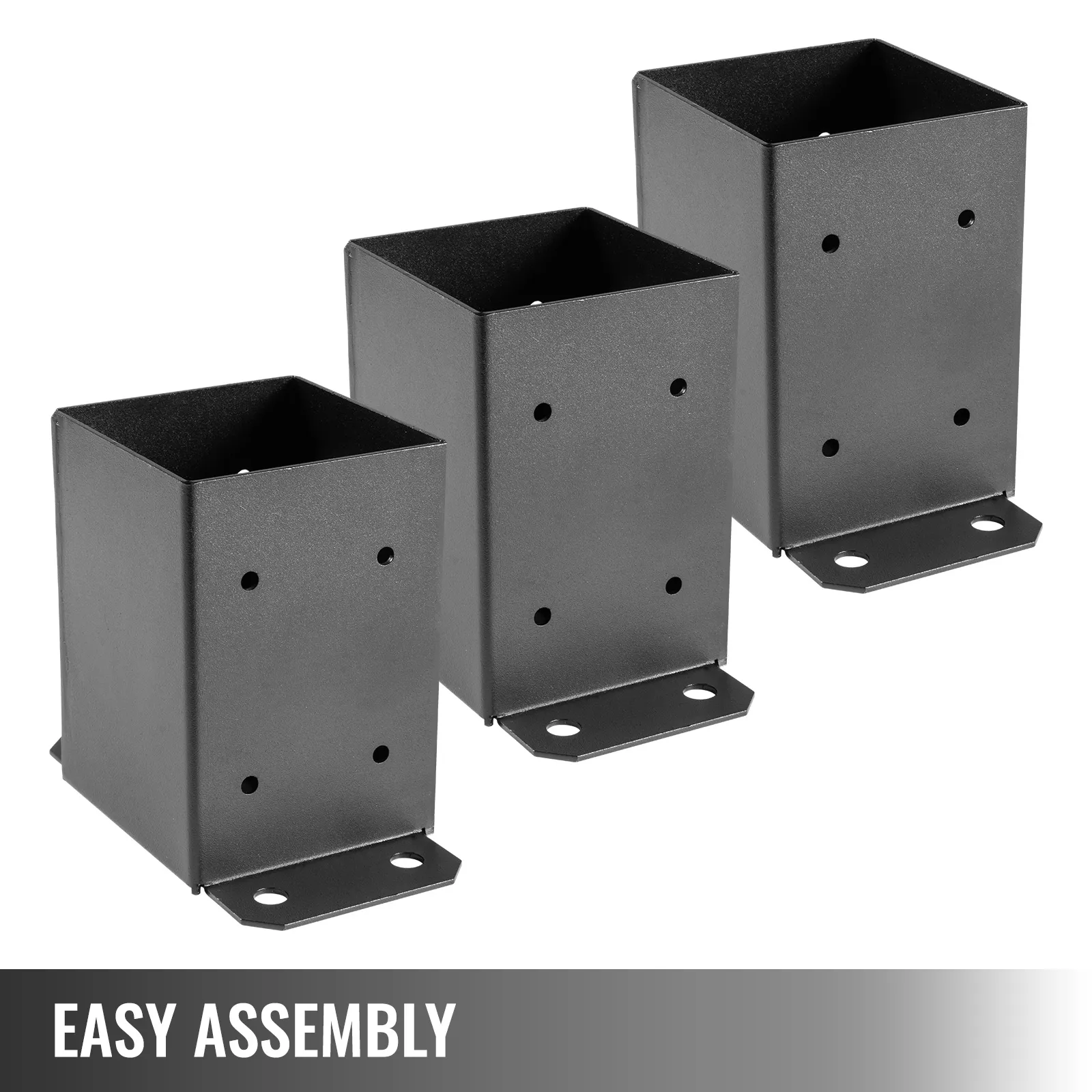 VEVOR deck post base brackets for easy assembly.
