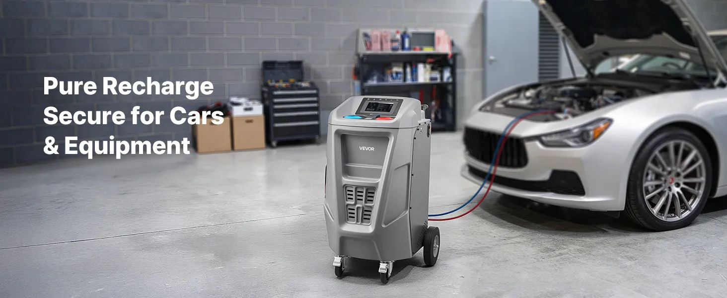 VEVOR Fully Automatic Refrigerant Recovery Machine for 1234yf, ≥98.5% ...