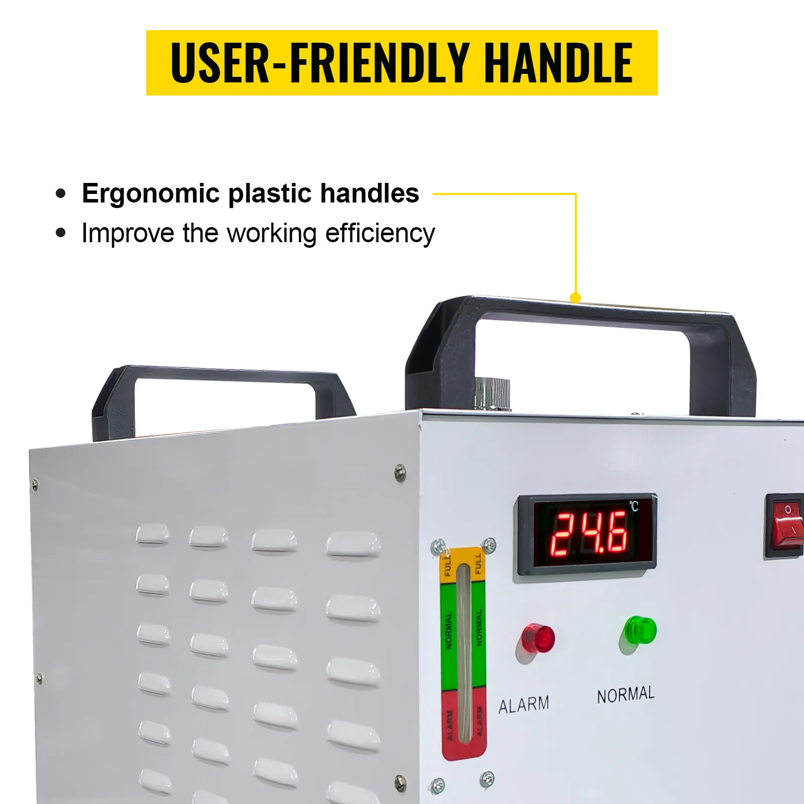 Enfriador de agua VEVOR con asas de plástico ergonómicas para una mayor eficiencia