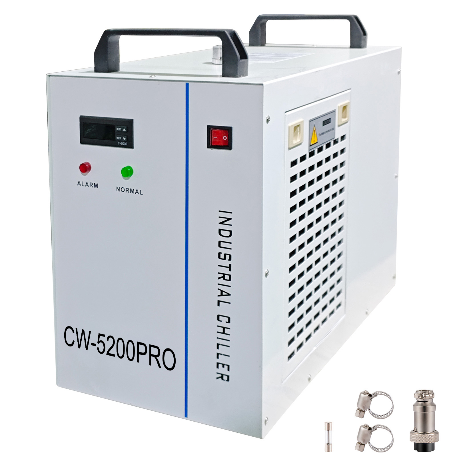 VEVOR Industrial Chiller, CW5200 Industrial Water Chiller, 1400W