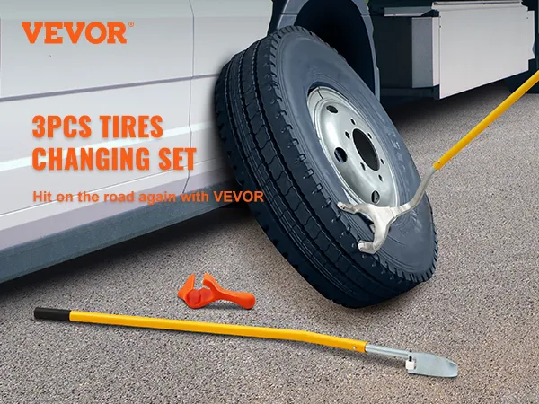 Zestaw narzędzi do demontażu opon VEVOR umożliwiający łatwą wymianę opon.