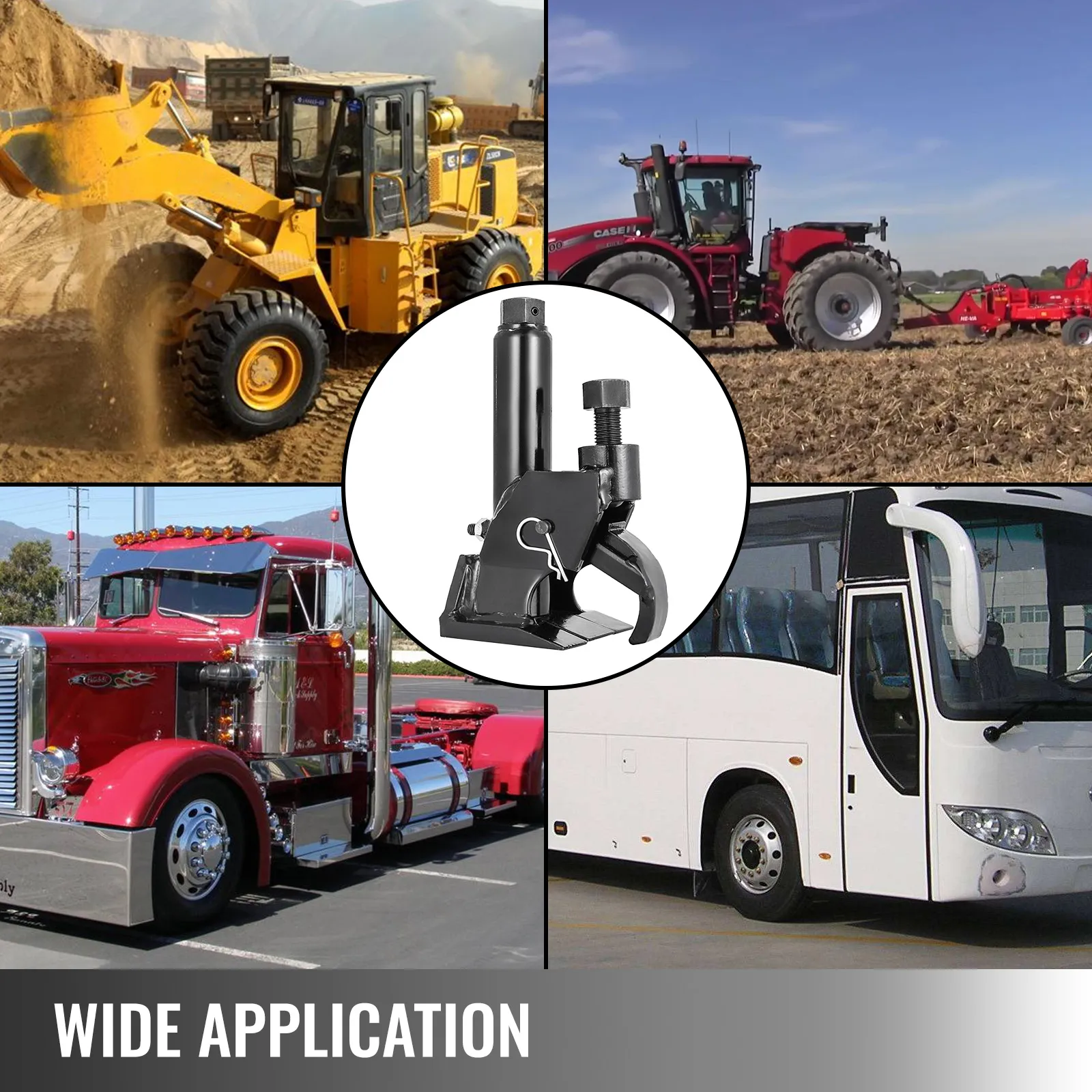 VEVOR manual tire bead breaker for trucks, tractors, construction, and heavy-duty vehicles.