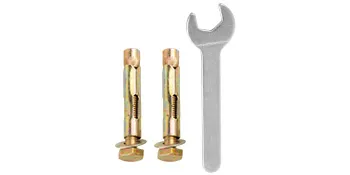 wrench and bolts set for VEVOR egress ladder installation.