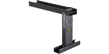 VEVOR ladder extender with sturdy black steel frame and safety chain.