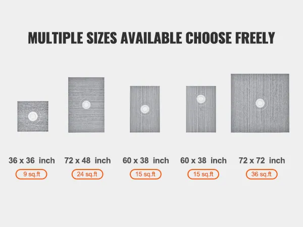 łatwa instalacja zestawu listwy prysznicowej VEVOR: wyczyść, nałóż zaprawę, wypoziomuj brodzik i zakończ pracę.