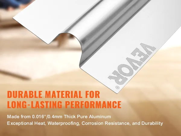 VEVOR pex heat transfer plates, made from aluminum, ensuring durability and long-lasting performance.