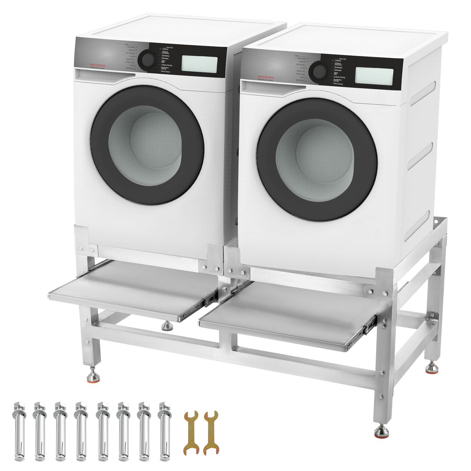 VEVOR Washing Machine Stand 300LBS, Washer Pedestal 25x25-Inch