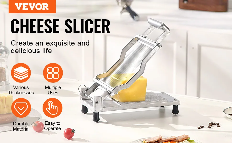 Stainless Steel Cheese Meat Slicer Perfect Block Cheese