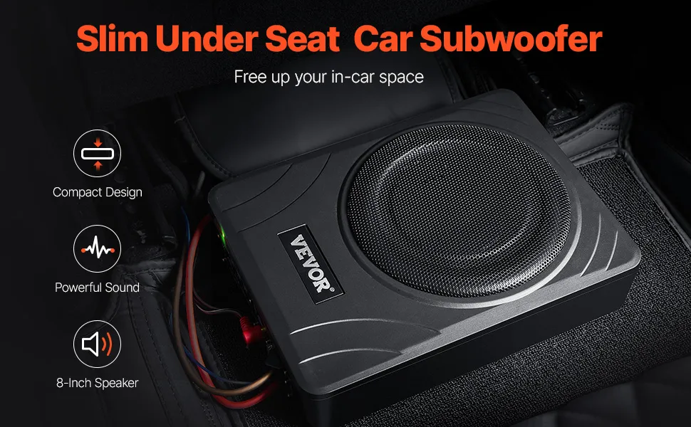 Car Subwoofer And Amp Package - Built-in Amplifier, 10 Inch Subwoofer With Passive Radiator Remote Subwoofer Control Zc661bedbc3c236cab6bcz