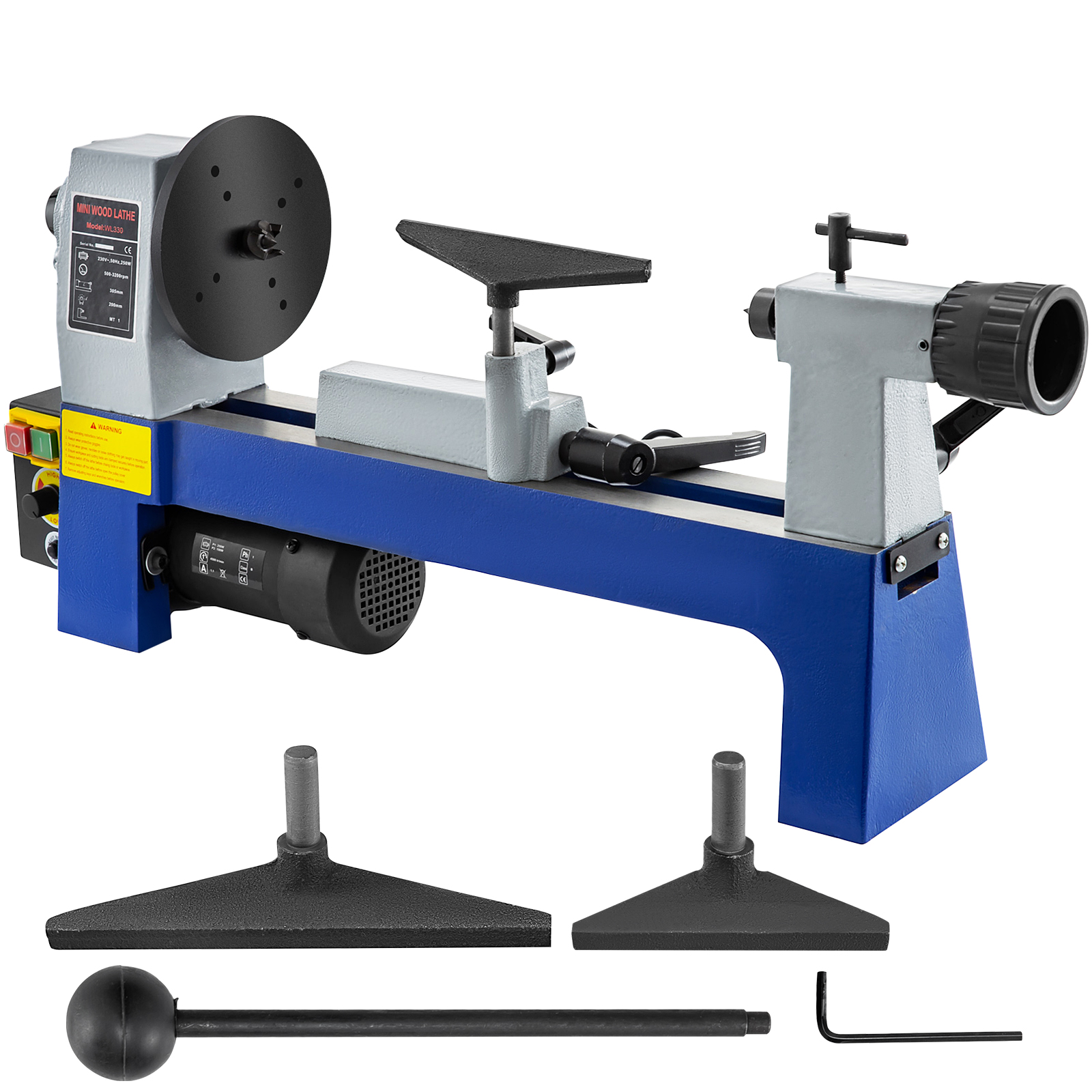 VEVOR Benchtop Wood Turning Lathe 8