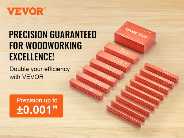 VEVOR herramientas de precisión para carpintería con medidas exactas hasta ±0.001".