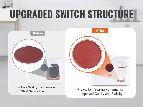 Upgrade van VEVOR maceratorpomp: uitstekende afdichting, verbeterde kwaliteit, stabiliteit; vergelijking voor en na.